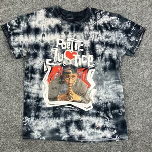 Hybrid Apparel Poetic Justice T-Shirt Men's M Tie-Dye Tupac Shakur‎ Graphic
